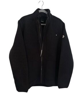 Vuori Men’s Alpine Sherpa Fleece Jacket Black New